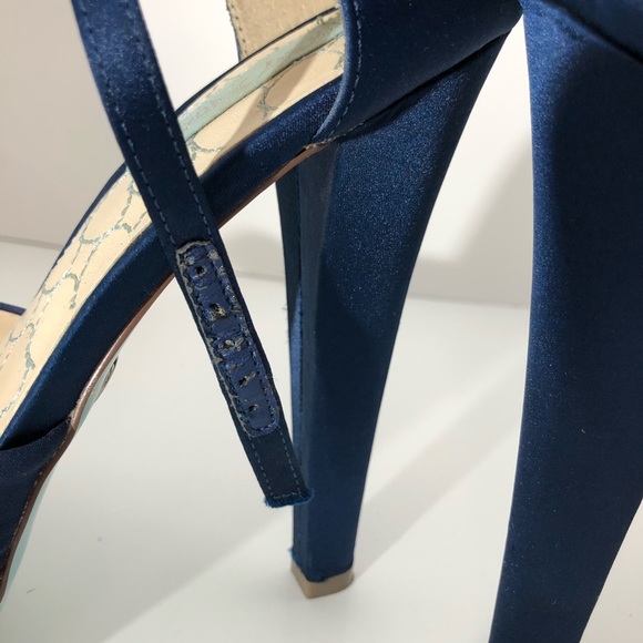 Betsey Johnson Something Blue Pouf Platform Sandal - Picture 7 of 8